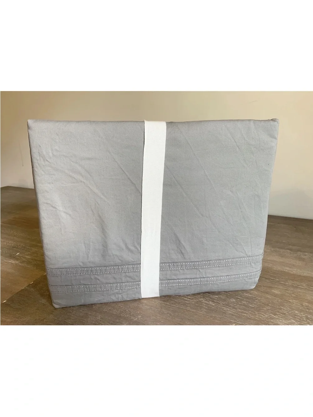 Pottery Barn Kids Cotton Cargo Duvet Cover, Full/Queen, Grey
